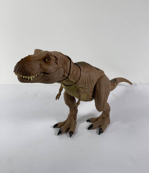 Mattel Jurassic World Epic Roarin' Tyrannosaurus Rex Large Action Figure  with Primal Attack Feature, Sound, Realistic Shaking, Movable Joints; Ages  4