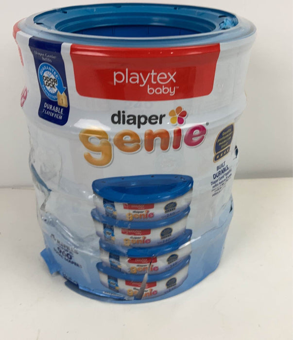 used Playtex Diaper Genie Refills, 4 Pack