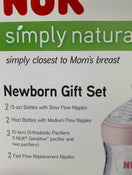 secondhand NUK Simply Natural Bottle Gift Set, Pink