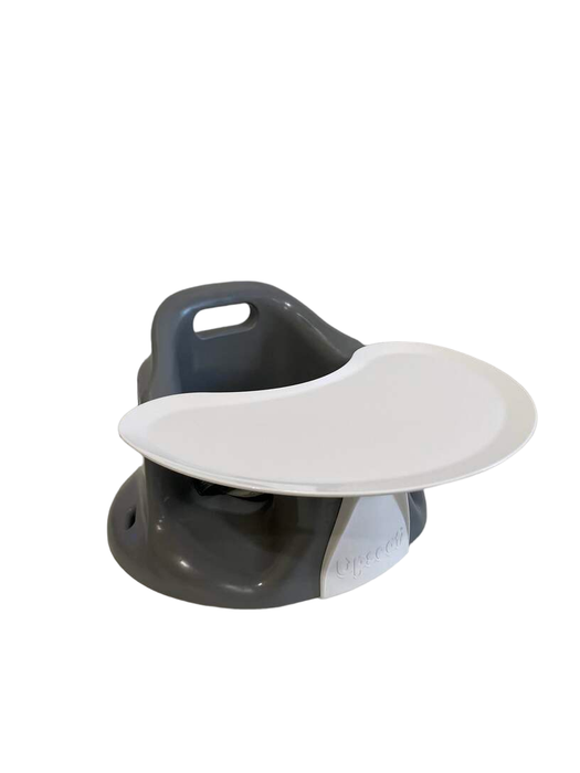 Shop Upseat Baby Floor Chair and Booster Seat with Tray, Grey at GoodBuy Gear