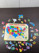 used The Learning Journey USA Map Puzzle