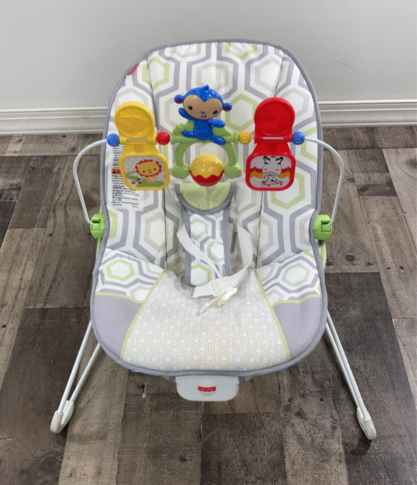 secondhand Fisher Price Baby Bouncer, Geo Meadow