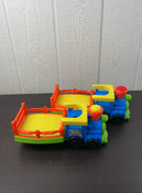 used Fisher Price Little People Choo-Choo Zoo Train, x2