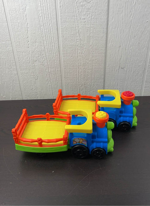 used Fisher Price Little People Choo-Choo Zoo Train, x2