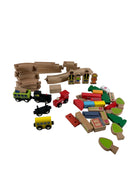 used BUNDLE Wooden Trains And Tracks, Tiny Land