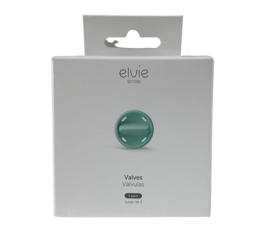  Elvie Stride Breast Pump Valves, 3 Pack, Leak Proof,  Dishwasher Safe, Food Grade Silicone BPA Free