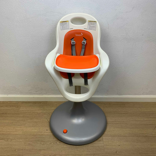 used Boon Flair High Chair, Orange/White