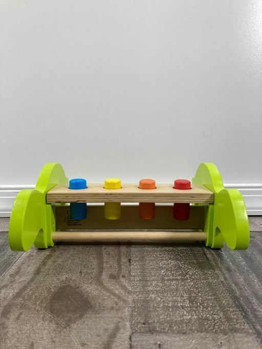 used Hape Wooden Turtle Hammer Bench