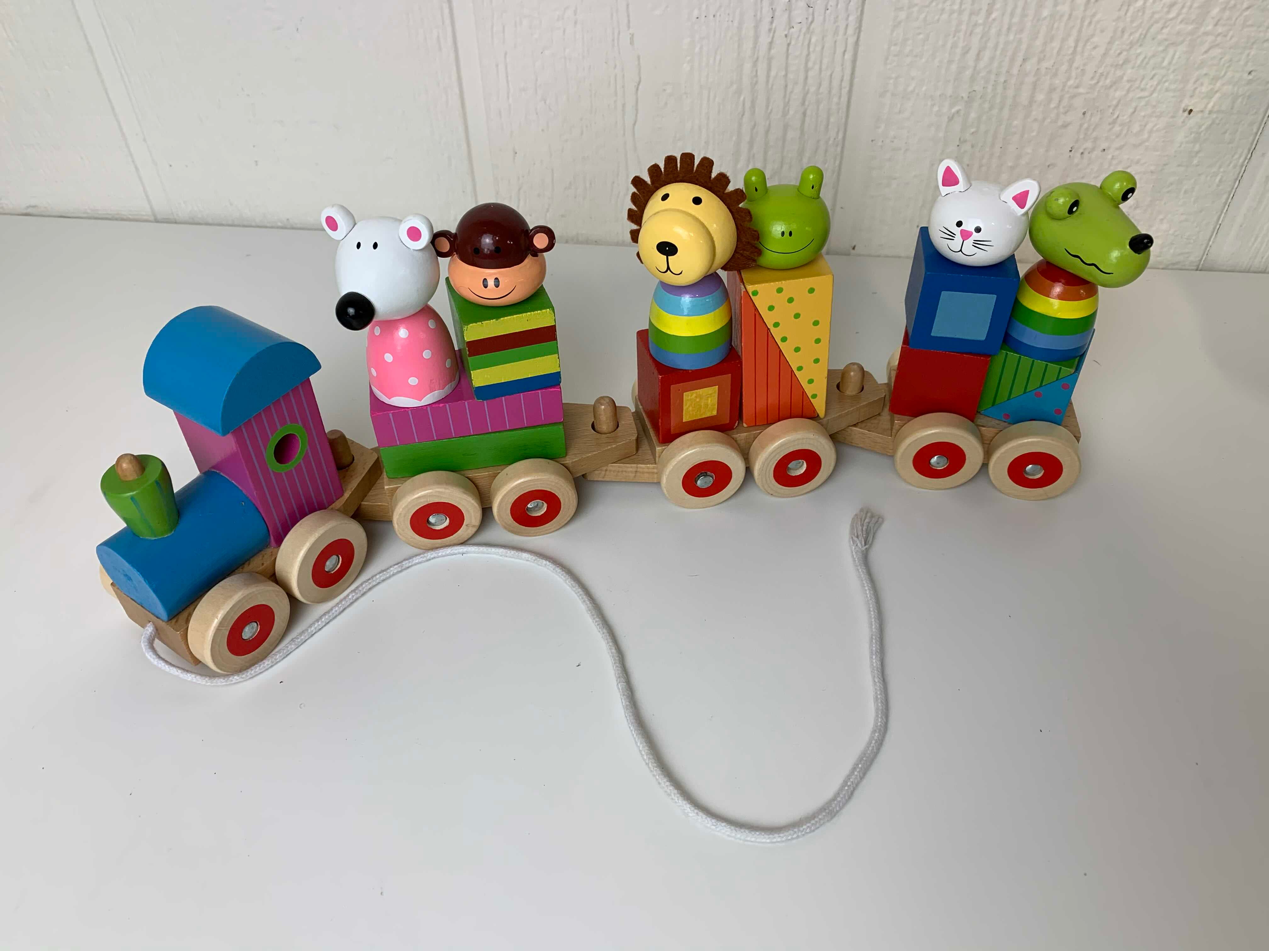 Animal puzzle train online orange tree toys