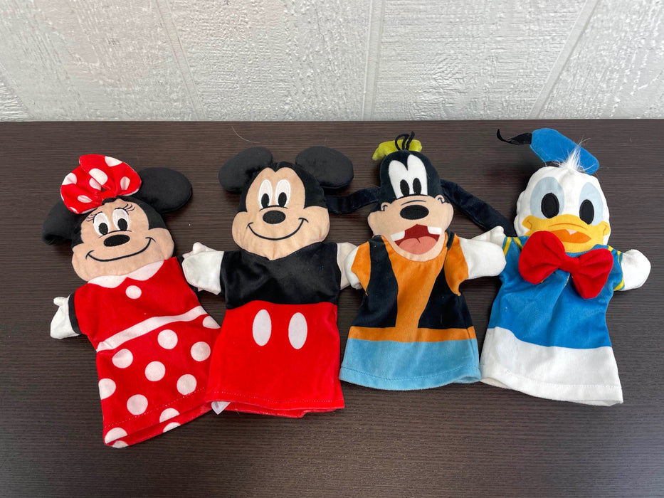 used Melissa & Doug Hand Puppet Set, Mickey Mouse & Friends