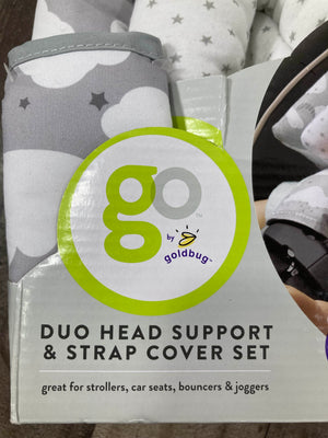 DUO HEAD SUPPORT STRAP/ COVER SET