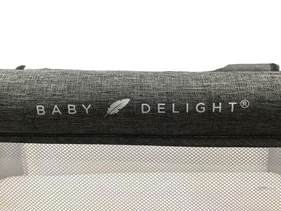 used Baby Delight Beside Me Dreamer Bassinet & Bedside Sleeper, Charcoal Tweed