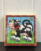 used Melissa & Doug Cube Puzzle, Farm