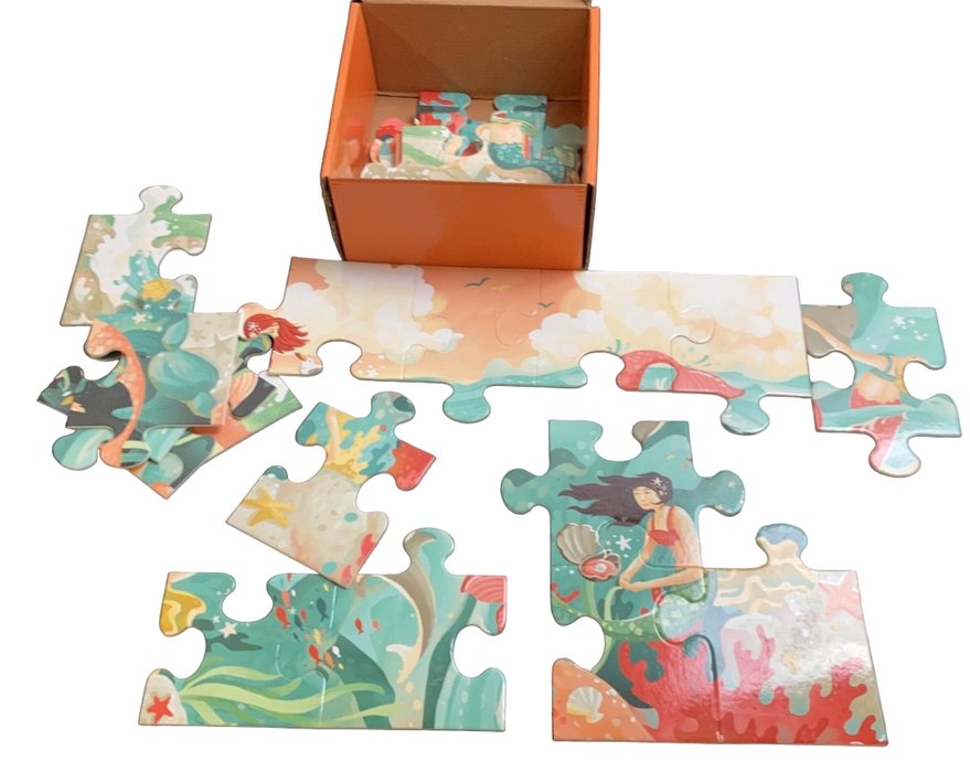 used Hearth Song 24 Piece Mermaid Puzzle