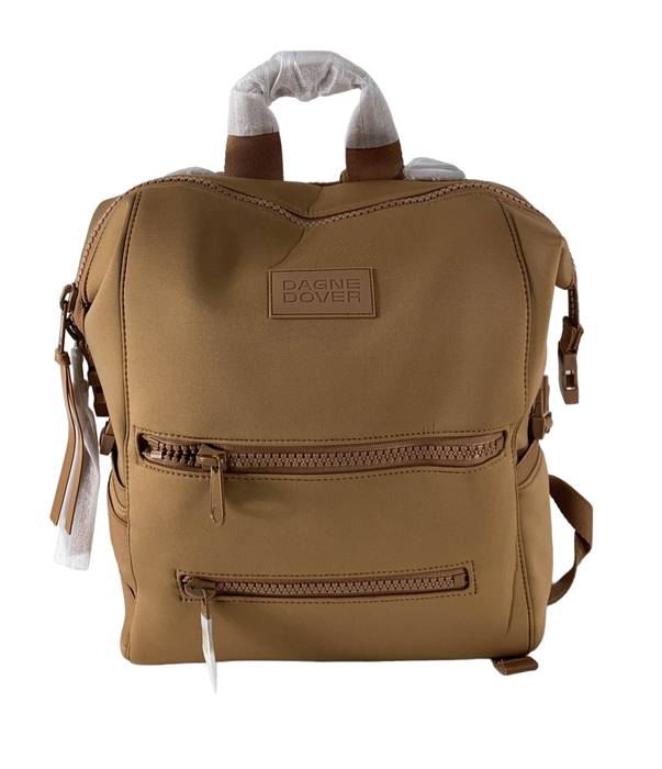 used Dagne Dover Indi Diaper Backpack Medium, Camel