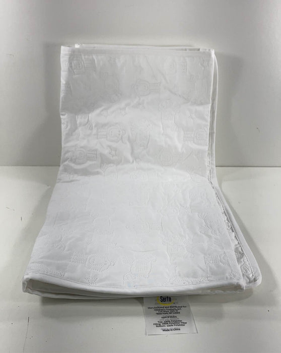 secondhand Serta Crib Mattress Full Liner Pads