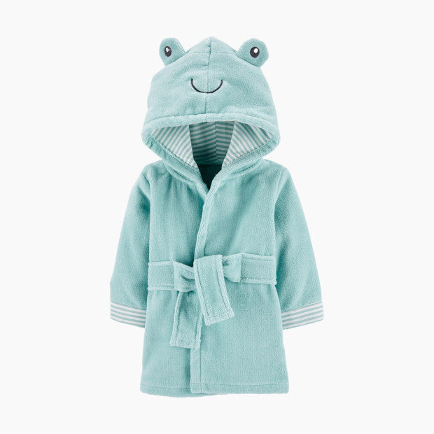Carter's Baby’s Hooded Robe, Frog, 0-9 Months