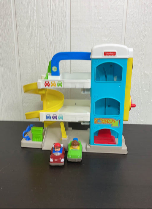 used Fisher Price Little People Helpful Neighbors Wheelie Garage