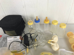 Medela Freestyle Flex Breast Pump, Closed System Quiet Handheld Portable  Double Electric Breastpump, Mobile Connected Smart Pump with Touch Screen  LED