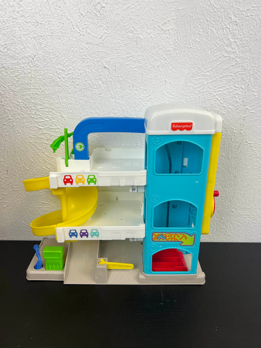 used Fisher Price Little People Helpful Neighbors Wheelie Garage