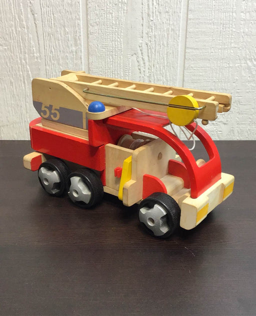 used Plan Toys Fire Engine