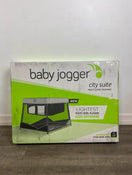 used Baby Jogger City Suite Multi-Level Playard, In Graphite