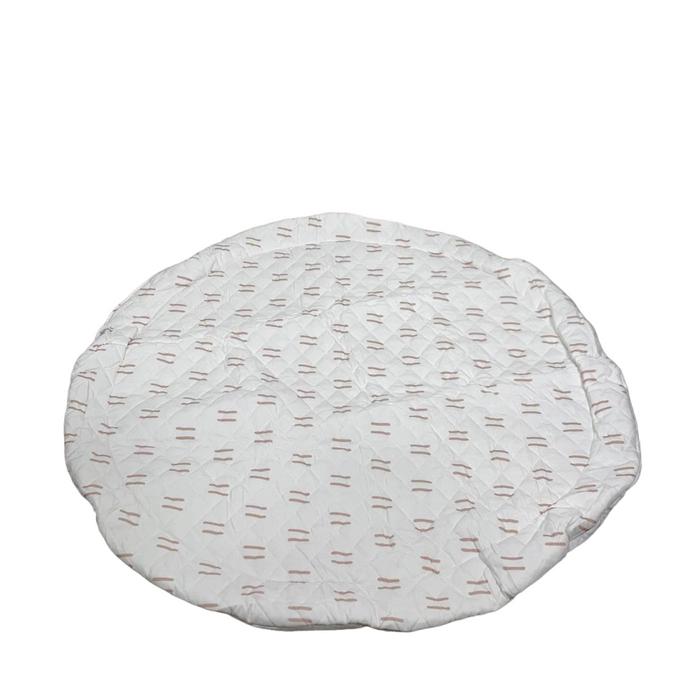 Shop Poppyseed Play Extra Padded Round Play Mat, Neutral Lines at GoodBuy Gear