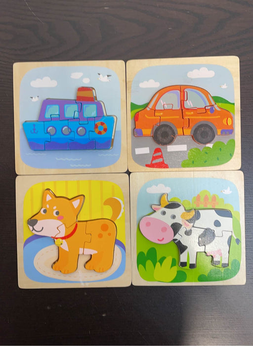 used BUNDLE Wooden Puzzles