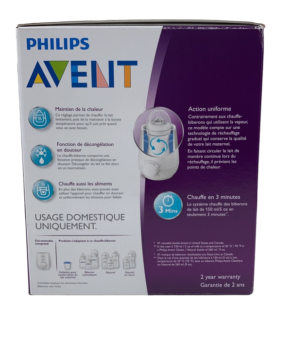 secondhand Philips Avent Bottle Warmer