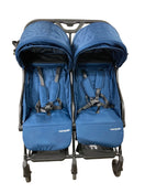 secondhand Mompush Lithe Double Stroller, Navy, 2021