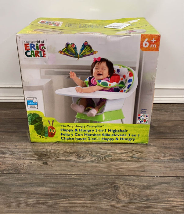 used Eric Carle The Very Hungry Caterpillar Happy and 3-in-1 High Chair