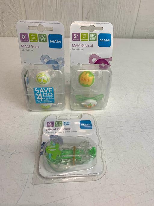 used BUNDLE MAM Pacifiers