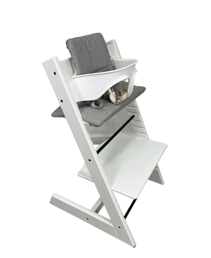 Stokke Tripp Trapp Complete High Chair, White, Grey Dots