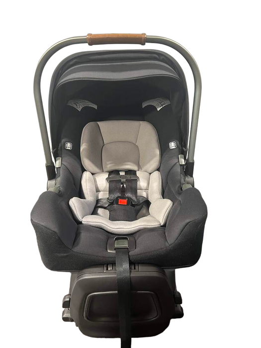 used Nuna PIPA rx Infant Car Seat with RELX Base, 2020 & 2022, Caviar