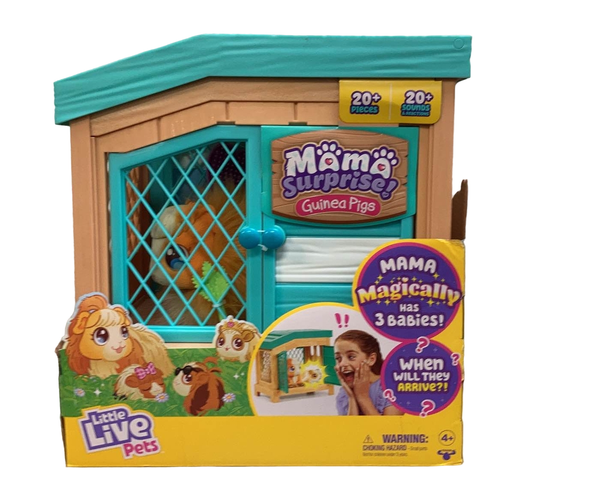 Little Live Pets Mama Surprise Guinea Pigs Interactive Toy and Accessories