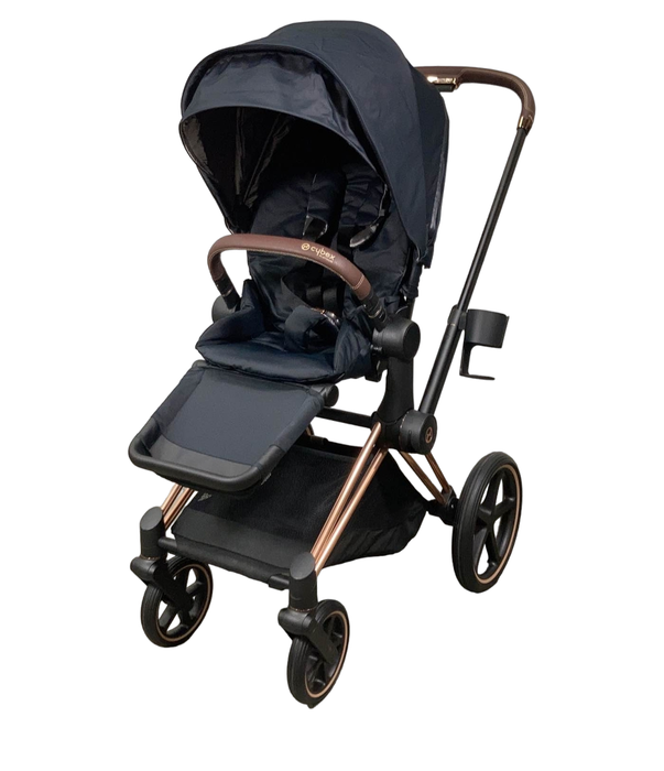 secondhand Cybex PRIAM Stroller, Rosegold, Deep Black, 2019