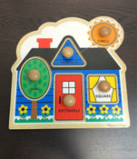 secondhand Melissa & Doug Jumbo Knob Puzzle