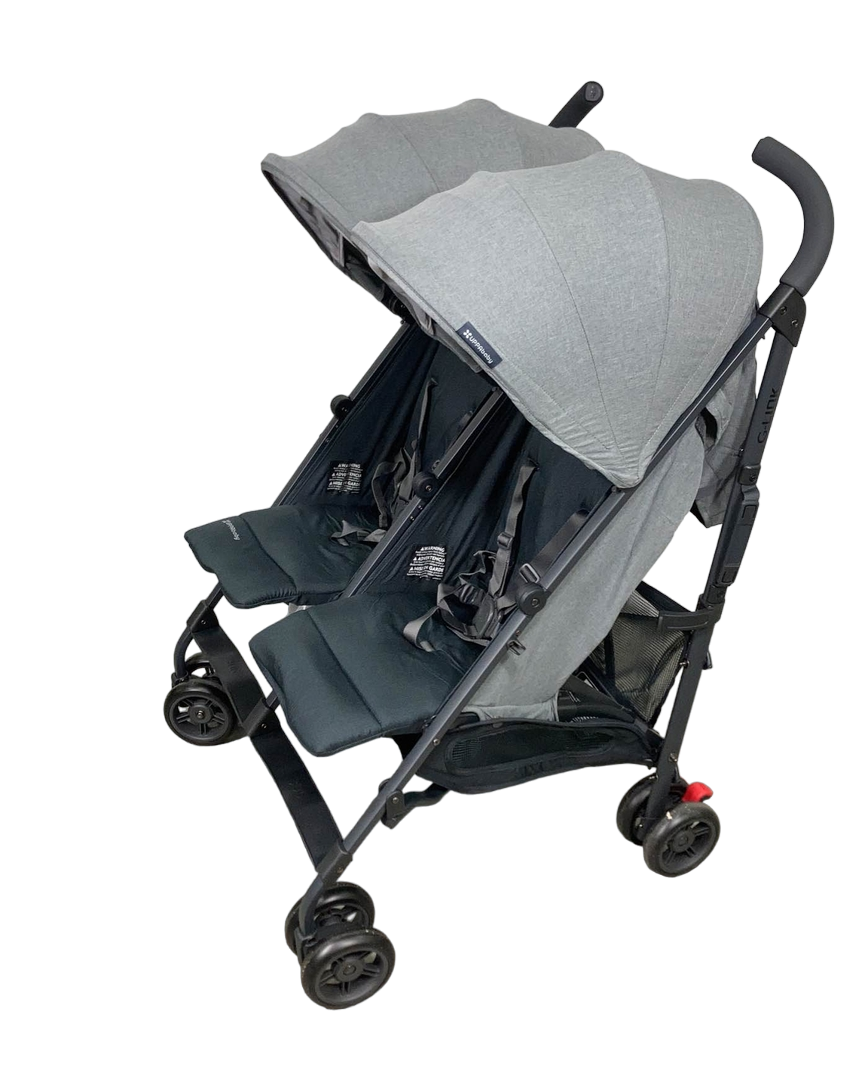 UPPAbaby G-Link V2 Double Stroller, 2022, Greyson (Charcoal Melange)