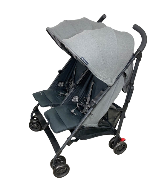 used UPPAbaby G-Link V2 Double Stroller, 2022, Greyson (Charcoal Melange)