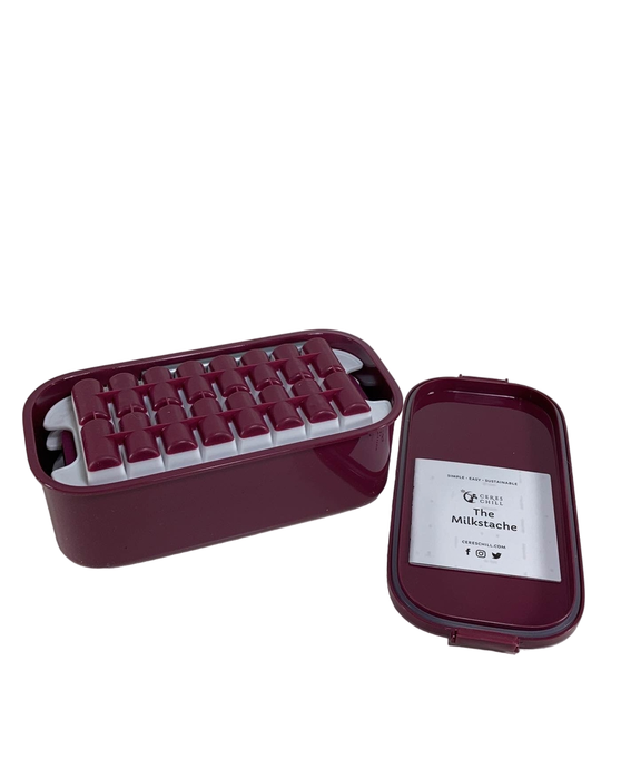 Shop Ceres Chill The Milkstache, Plum, 48 half-ounce cubes at GoodBuy Gear