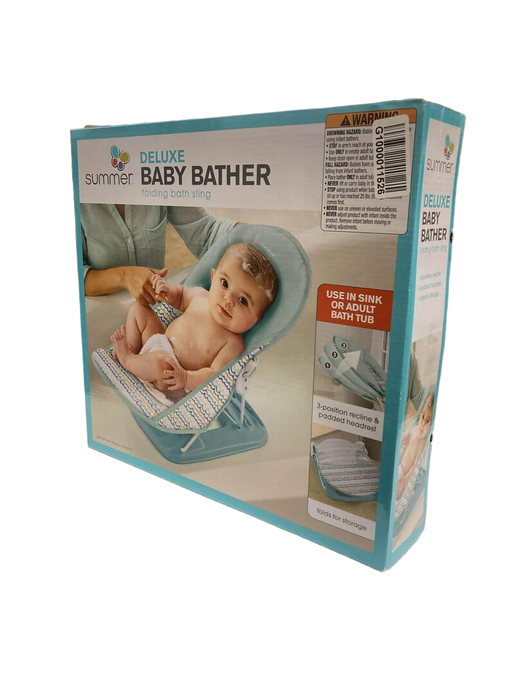 used Summer Infant Deluxe Bath Sling