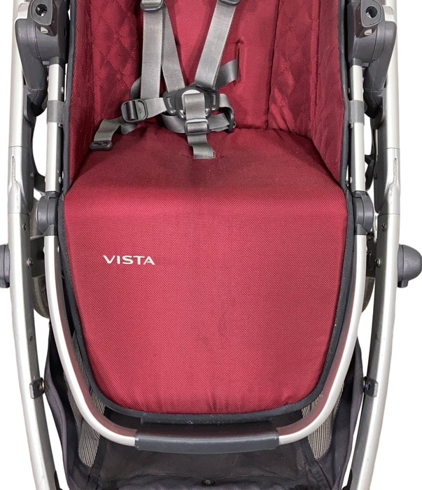 UPPAbaby VISTA Stroller, Dennison (Bordeaux), 2017