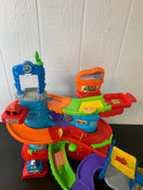 secondhand VTech Go! Go! Smart Wheels Launch And Chase Police Tower