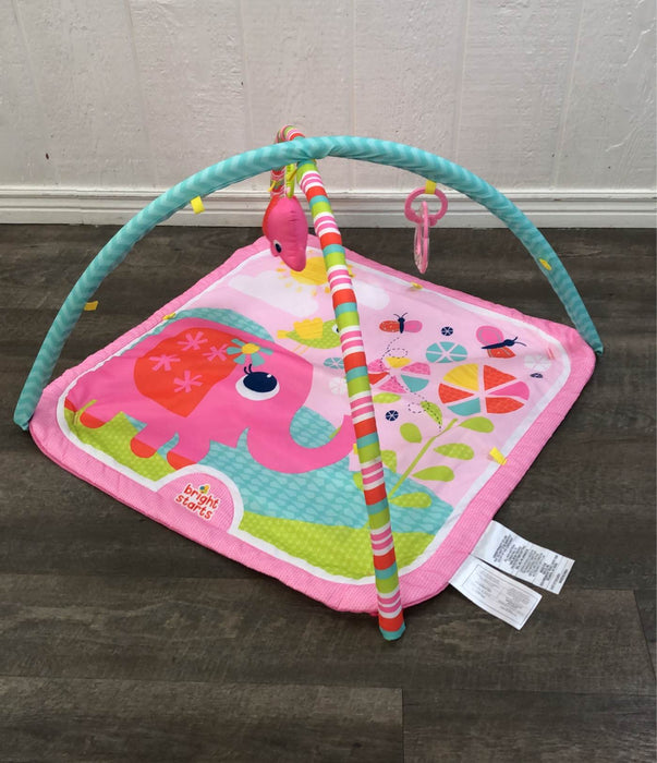 used Bright Starts Activity Gym, fanciful flowers