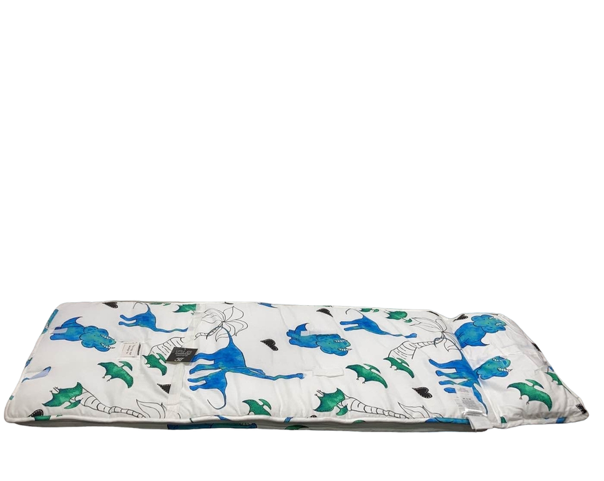 Shop JumpOff Jo Little Jo's Extra Long Nap Mat with Weighted Blanket, Tiny Dino Blue at GoodBuy Gear