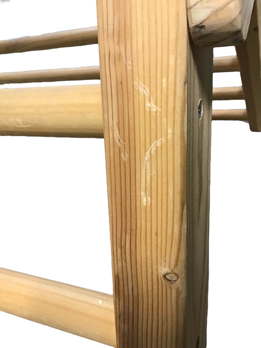 Wooden Triangle Climber, With Slide Accessory