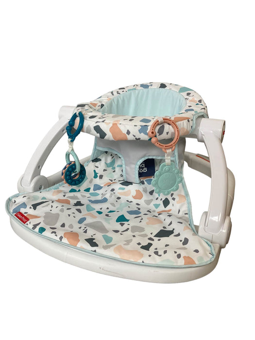 used Fisher Price Sit-Me-Up Floor Seat, Pacific Pebble