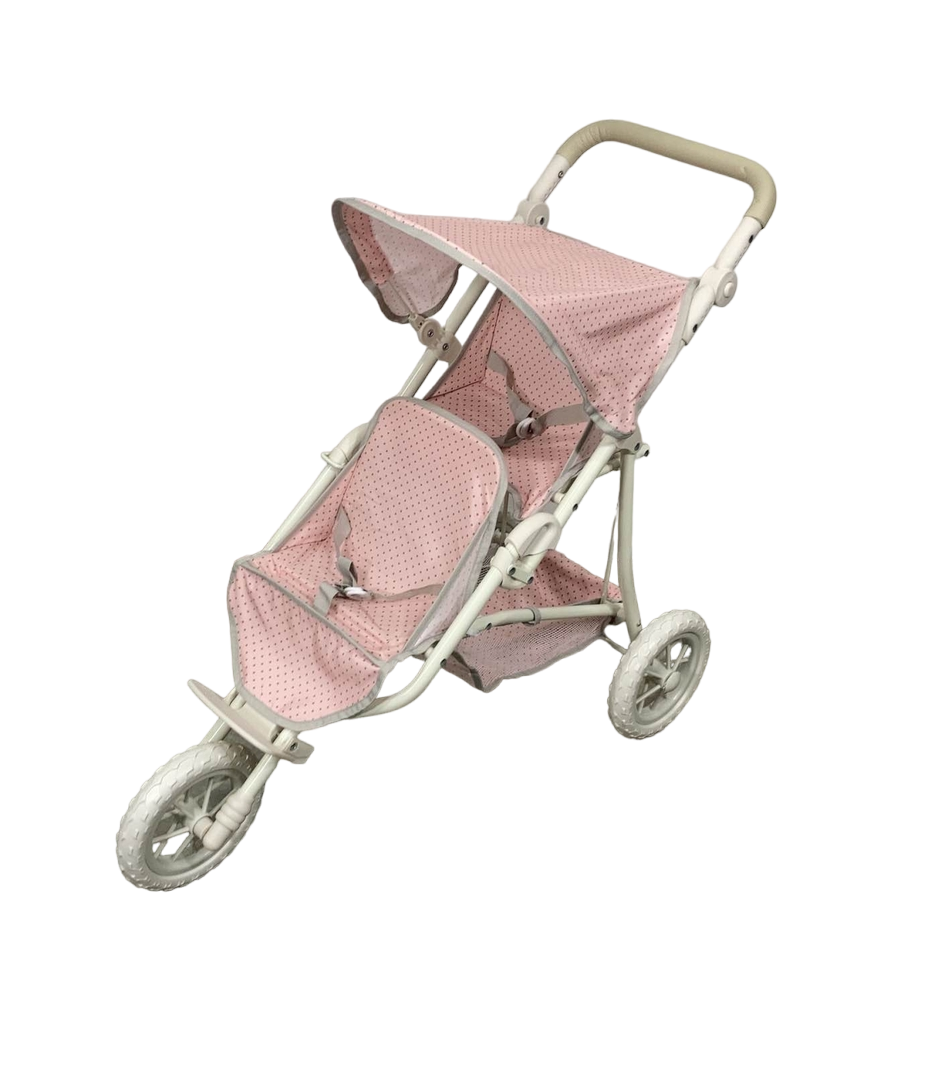 doll double jogging stroller Teamson Kids Olivia's Little World Twin Doll Jogging Stroller
