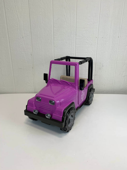 used Our Generation My Way and Highways 4x4 Jeep for 18” Dolls