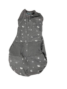 used Happiest Baby Sleepea Swaddle, Small, Graphite Gray Planets